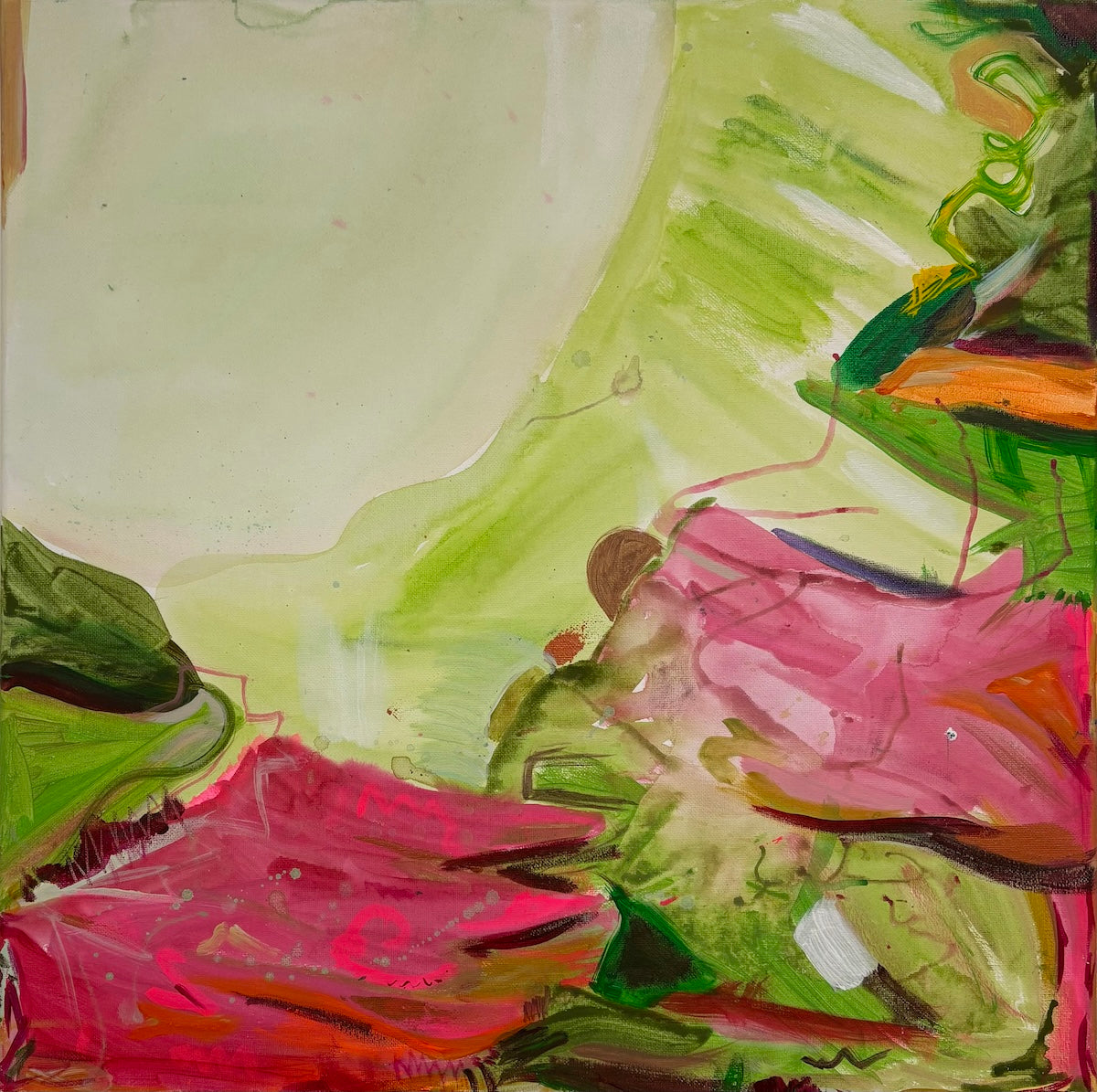 Original Painting: Recoil; Reframe