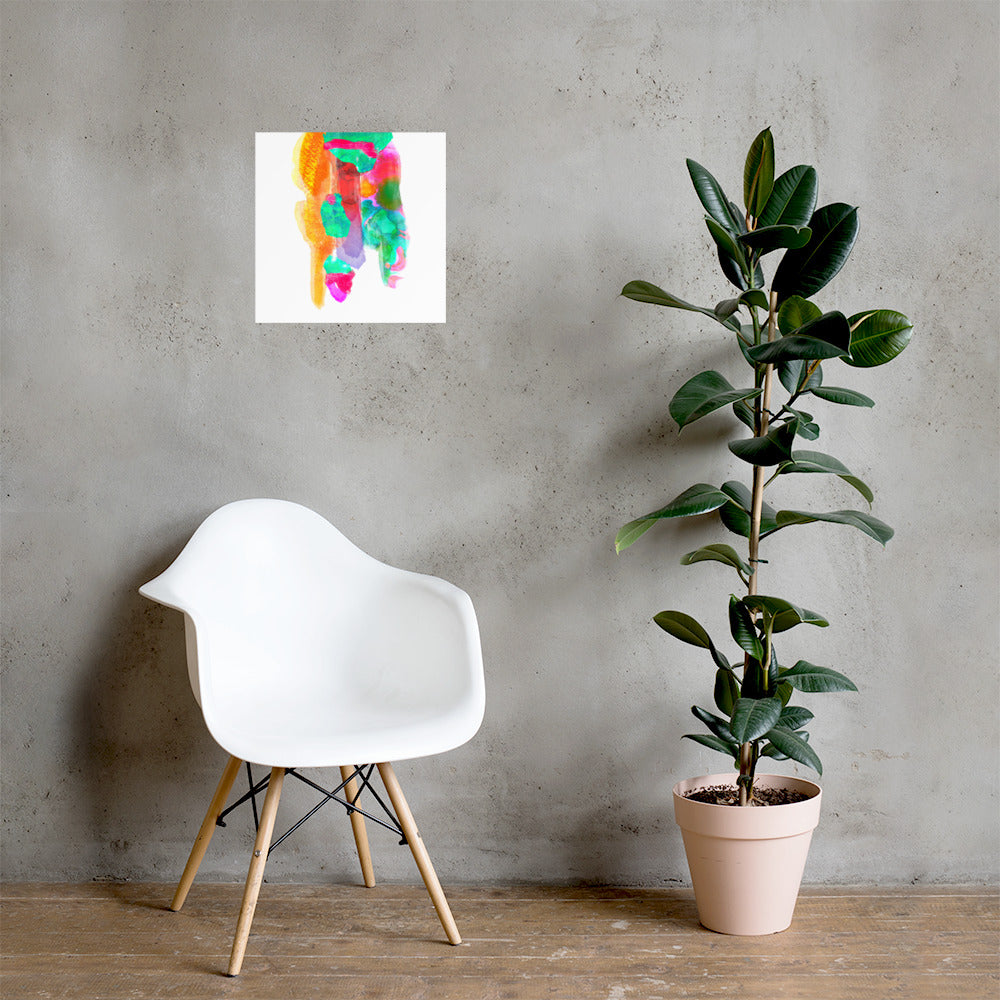 Jelly Bean Stalactites Paper Art Print