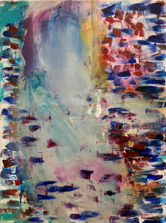 Original Painting: "Every morning I am sooo tired..."