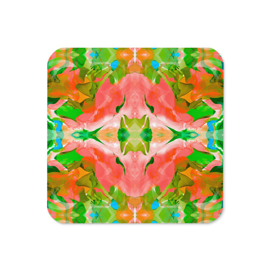 Summer Meadow Abstract Pattern Coaster