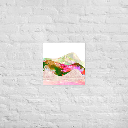 Pink Hills Poster