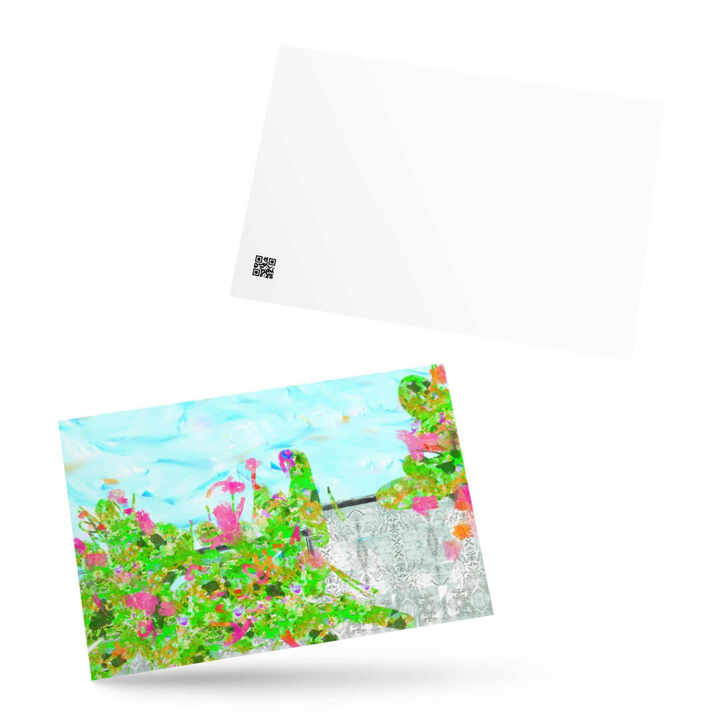 Positano Skyline Postcard