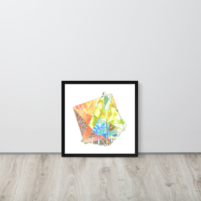 Custom Astrology Chart Abstract Art - Framed Print