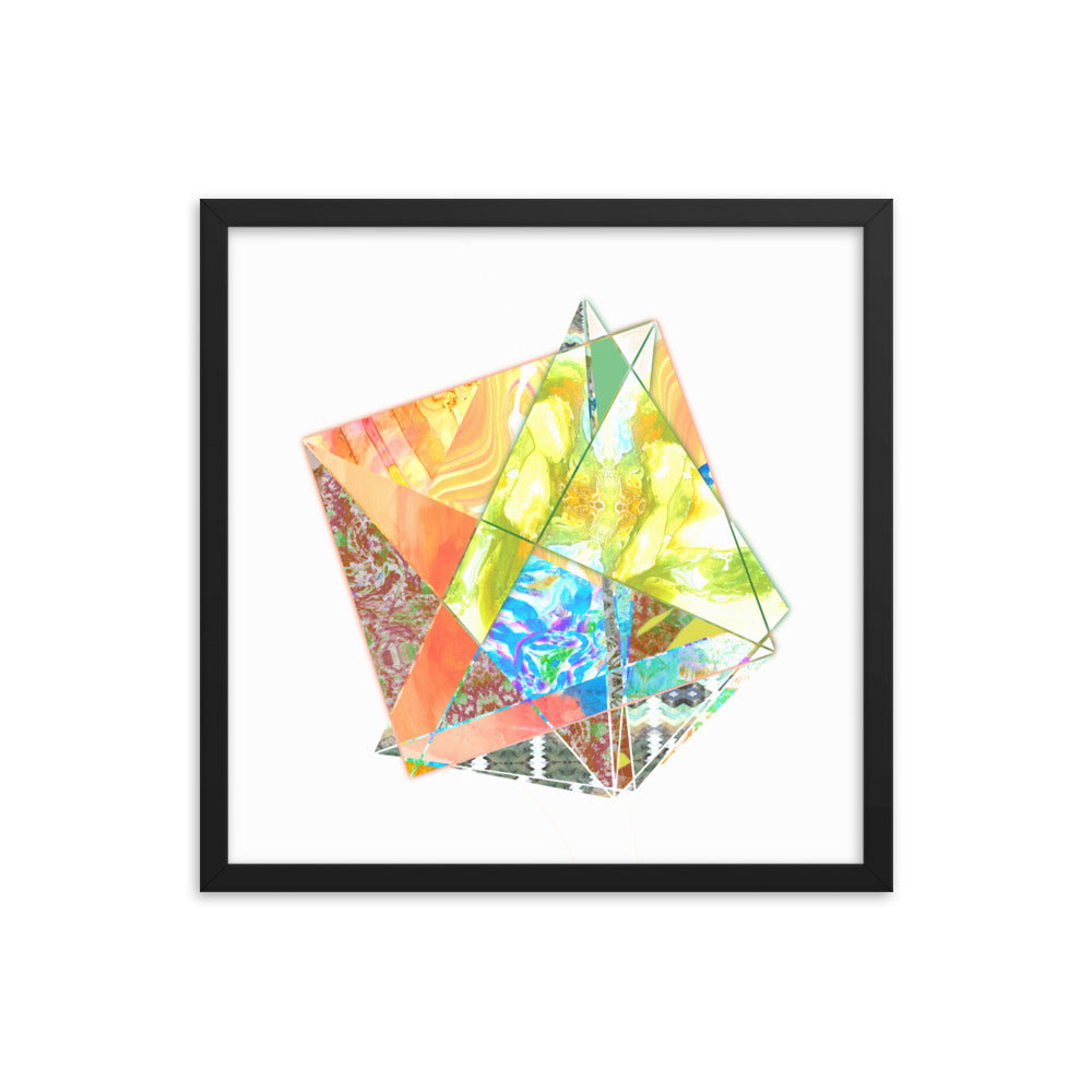 Custom Astrology Chart Abstract Art - Framed Print